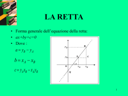 LA RETTA