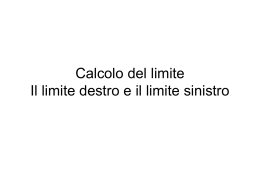 Limite destro e limite sinistro 2