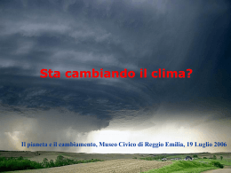 L`effetto serra