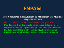 ENPAM & Fondo Sanità