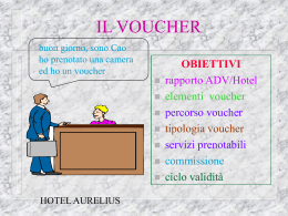 IL VOUCHER - Benvenuto su SNAIPO.IT