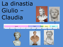 La dinastia giulio-claudia (14-68) ppt