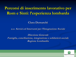 Clara Demarchi - Regione Lombardia