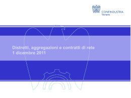 IL NUOVO STRUMENTO LEGISLATIVO ALCUNI INDIRIZZI