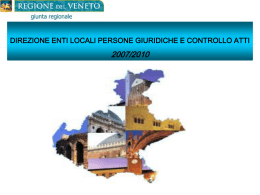 Servizio Enti Locali e Controllo Atti