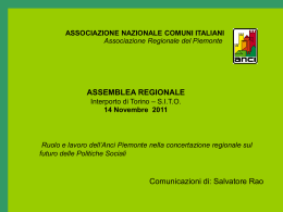 Rrendicontazione lavoro sui Leps 14.11.11