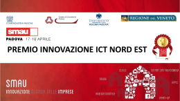 Presentazione Premio Innovazione ICT Padova 2013