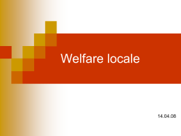 Welfare locale - Città Studi Biella