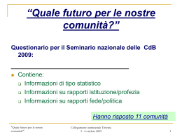 La presentazione