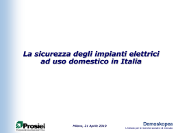 L`impianto elettrico