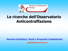 Osservatorio anticontraffazione