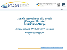 Invalsi lettura grafici 2012 - Istituto Comprensivo Minervino Murge
