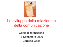 Materiale 1a lezione Psicologia clinica dello sviluppo