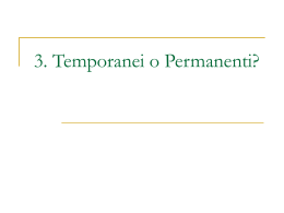 lavoratori temporanei o permanenti