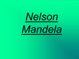 Mandela - Rivoli di storia