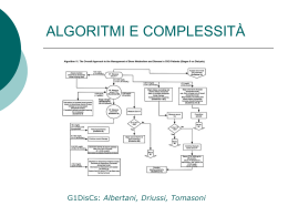 Algoritmi e complessita - presentazione in aula