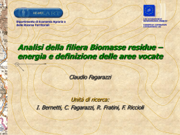 I Sistemi Informativi Territoriali nella analisi delle politiche rurale e