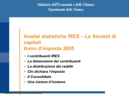 Ires - Imposta sul reddito delle societ&agrave;