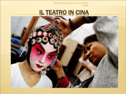 IL TEATRO IN CINA