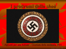 I prodromi della Shoah