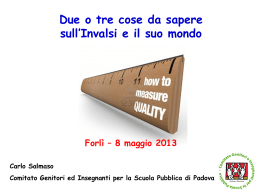 INVALSI - Funzioni Obiettivo