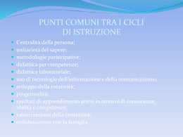 unita` di apprendimento