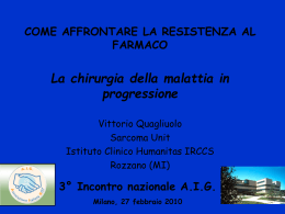 diapositive - Associazione Italiana GIST