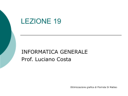 lezione 19 - Luciano Costa