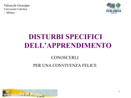 corsivo - le mappe strutturali