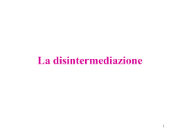L`evoluzione dell`attivit&agrave; finanziaria