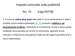 tarsu - Agenzia di Assistenza Tecnica agli Enti Locali