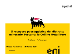 Il recupero paesaggistico del distretto minerario Toscano