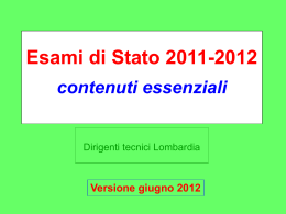 esami di stato 2006-2007 - Ufficio scolastico regionale per la