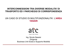 il parcheggio Tanari