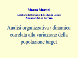 Mauro Martini: Analisi organizzativa