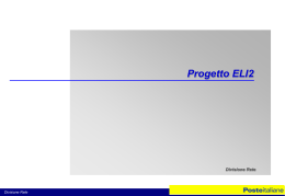 Slide progetto eli 2 - cisl poste siracusa