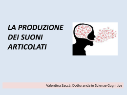Seminario.Produzione suoni