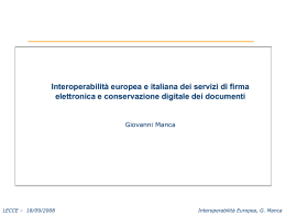 L`IDENTITA` DIGITALE