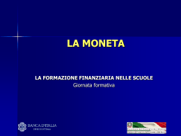 4.La_moneta_v022012 - IIS "G. Gasparrini" – Melfi