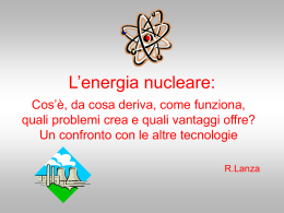 L`energia nucleare: