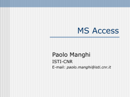 MS Access