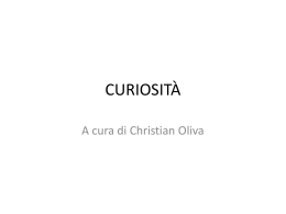 curiosita` su power point di christian