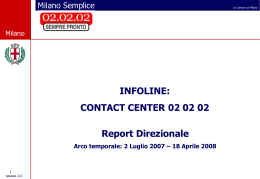 INFOLINE: CRM per dare valore al rapporto con