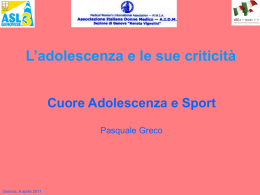 Cuore, adolescenza e sport - (AIDM)