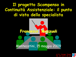 il punto di vista dello specialista