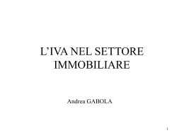 iva immobiliare