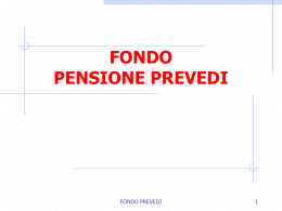 Fondo Pensione Prevedi - Feneal