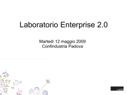 Il progetto Enterprise 2.0