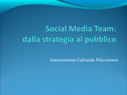 Andrea Terranova il Social Media Team dalla strategia