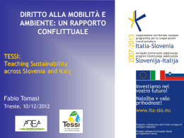 TESSSI: Teaching Sustainability across Slovenia and Italy